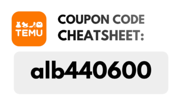 TEMU Coupon Code Cheatsheet